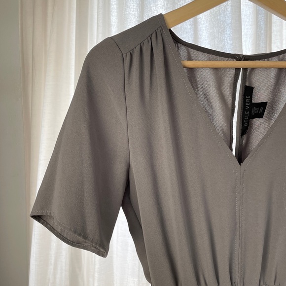 Gorgeous Silvery-Grey Romper - Picture 4 of 6